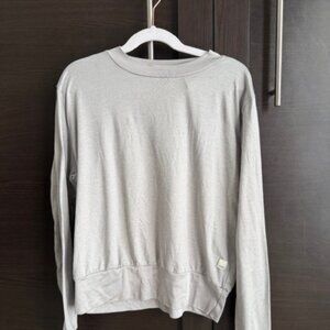 Vuori Daydream Crew Cropped Size XS Light Gray